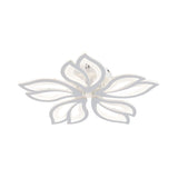 Lustra LED RFAN, Model K137-5, cu Telecomanda, 3 Tipuri de Lumina, Intensitate Reglabila, 61W, Alb