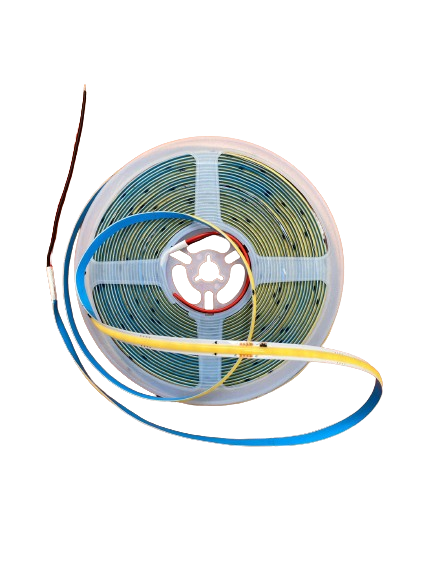 Banda LED COB, RFAN, 480 LED/m, Lumina Calda, 3000K, 10W/m, 10m/Rola, 220V
