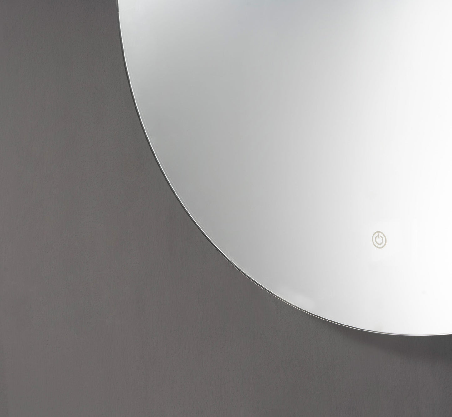 Oglinda LED Rotunda Premium 80×80 cm, Lumina Spate, 3 Tipuri de Lumina – Calda, Rece, Neutra