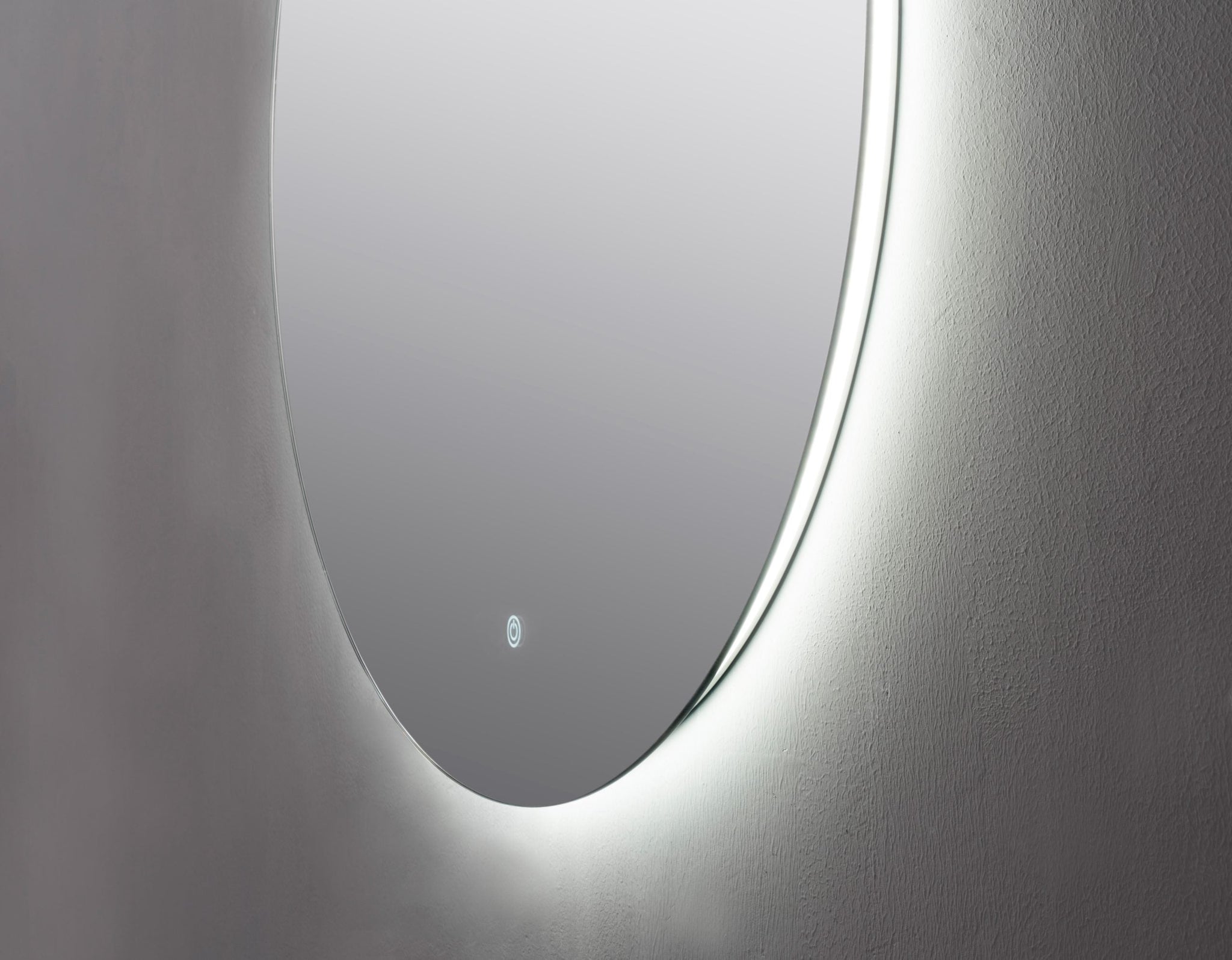 Oglinda LED Rotunda Premium 80×80 cm, Lumina Spate, 3 Tipuri de Lumina – Calda, Rece, Neutra