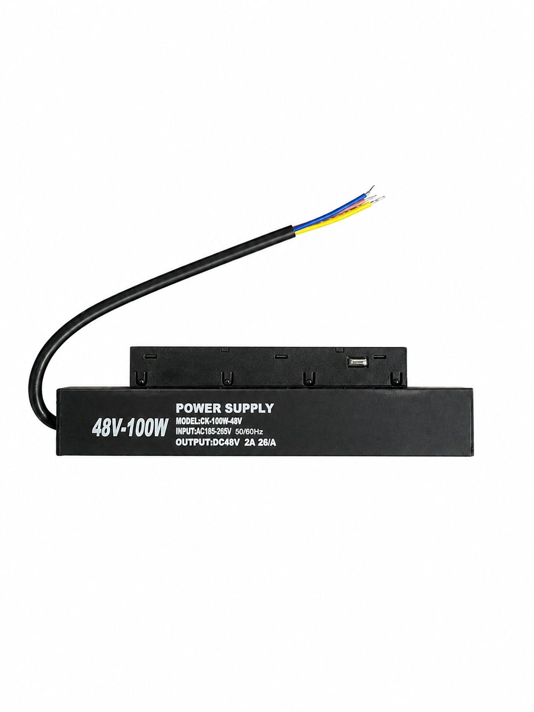 Transformator Tensiune pentru Sina Magnetica Incastrata, 100W, Negru