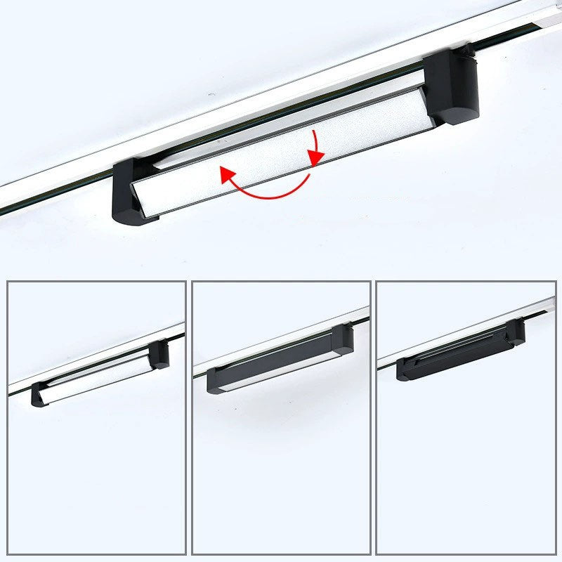 Proiector LED RFAN, Tip Banda, 20W, 4000K Lumina Neutra, Directionabil Pe Sina Monofazata, Negru