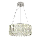 Candelabru LED RFAN, Model 70036-500, Textura Cristal, Metal, 60W, Argintiu