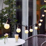 Ghirlanda Luminoasa RFAN, Lungime 10 m, 20 Becuri Mate, Lumina Calda