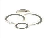 Lustra LED RFAN, Model M978-3C, cu Telecomanda, 3 Tipuri de Lumina, Intensitate Reglabila, 178W, Alb