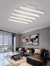 Lustra LED RFAN, Model R9050/8, Cu Telecomanda, 3 Tipuri De Lumina, Intensitate Reglabila, 224W, Alb