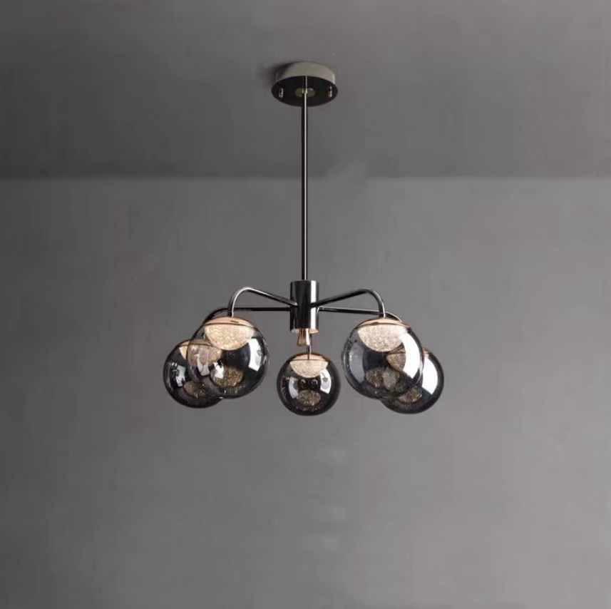 Lustra RFAN, Model 5970-5, Cu Abajururi, 5 X E27, Crom