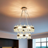 Candelabru LED RFAN, Model 3523/600+400, Cu Telecomanda, 3 Tipuri De Lumina, Inaltime Reglabila, 216W, Auriu
