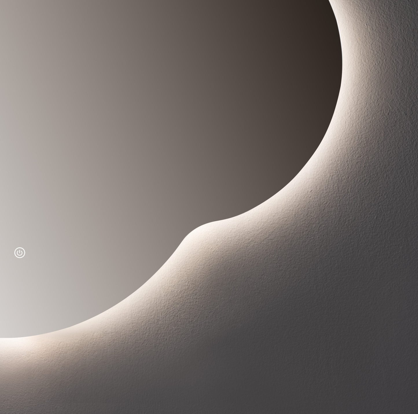 Oglinda LED Norisor Premium 110×90 cm, Touch, 3 Tipuri Lumina – Calda, Rece, Naturala