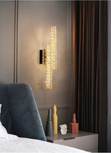 Aplica LED RFAN, Model B6924, Textura Cristal, 3 Tipuri De Lumina, 10W, Auriu