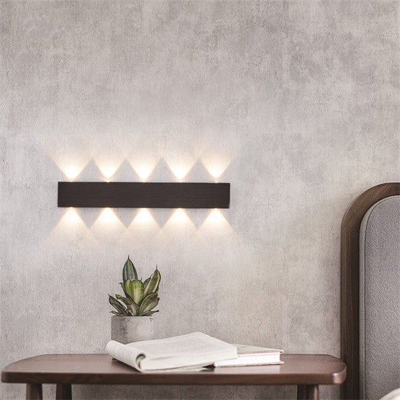 Aplica LED RFAN, Model C20990, 3 Tipuri De Lumina, 20W+18W, Negru