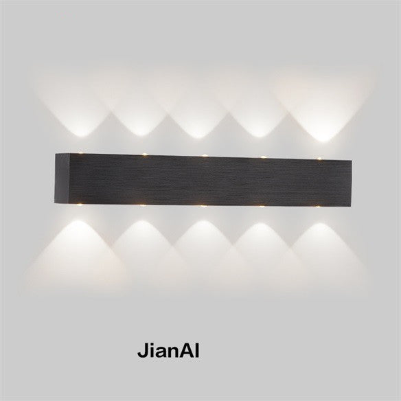Aplica LED RFAN, Model C20990, 3 Tipuri De Lumina, 20W+18W, Negru