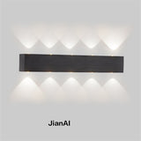Aplica LED RFAN, Model C20990, 3 Tipuri De Lumina, 20W+18W, Negru