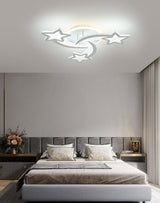 Lustra LED RFAN, Model M213-3RGB, Cu Telecomanda, 3 Tipuri De Lumina Plus Lumina RGB, Intensitate Reglabila, 72W, Alb