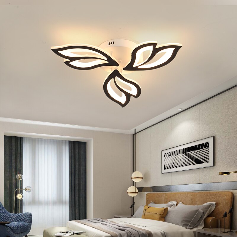 Lustra LED RFAN, Model K137-3, cu Telecomanda, 3 Tipuri de Lumina, Intensitate Reglabila, 36W, Alb