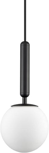 Pendul RFAN, Model ZM84, cu Abajur, 1 X E27, Inaltime Reglabila, Negru