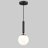 Pendul RFAN, Model ZM84, cu Abajur, 1 X E27, Inaltime Reglabila, Negru