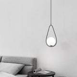 Pendul RFAN, Model ZM82, cu Abajur, 1 X E14, Inaltime Reglabila, Negru