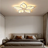 Lustra LED RFAN, Model K137-5, cu Telecomanda, 3 Tipuri de Lumina, Intensitate Reglabila, 61W, Alb
