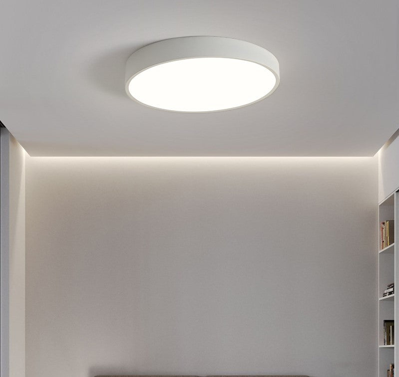 Plafoniera LED RFAN, Rotunda, Mat, 30W, Lumina Rece, 6500K, Alb