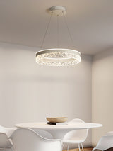 Lustra LED Tip Pendul RFAN, Model 1437WH, Cu Telecomanda, 3 Tipuri De Lumina, Inaltime Reglabila, 146W, Alb