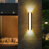 Aplica Exterior RFAN, Model K-2394, Material Aluminiu, IP65, Lumina Calda, 12W, Negru
