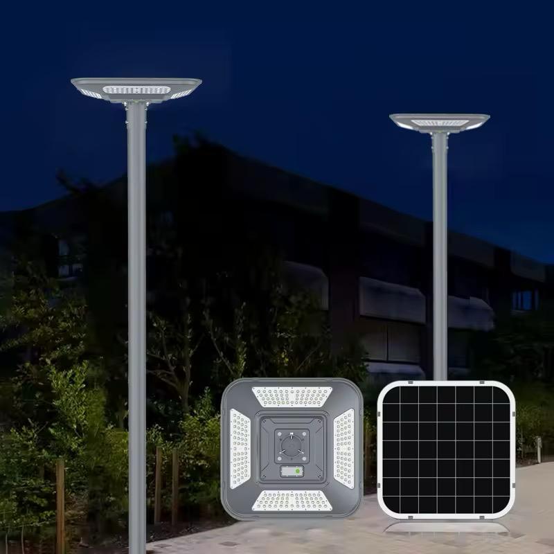 Proiector LED Stradal, Cu Telecomanda, Rezistent la Apa IP65, cu Panou Solar Si Senzor De Miscare, 400W, YC-LH-001