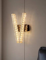 Aplica LED RFAN, Model B7024, Textura Cristal, 3 Tipuri De Lumina, 10W, Auriu