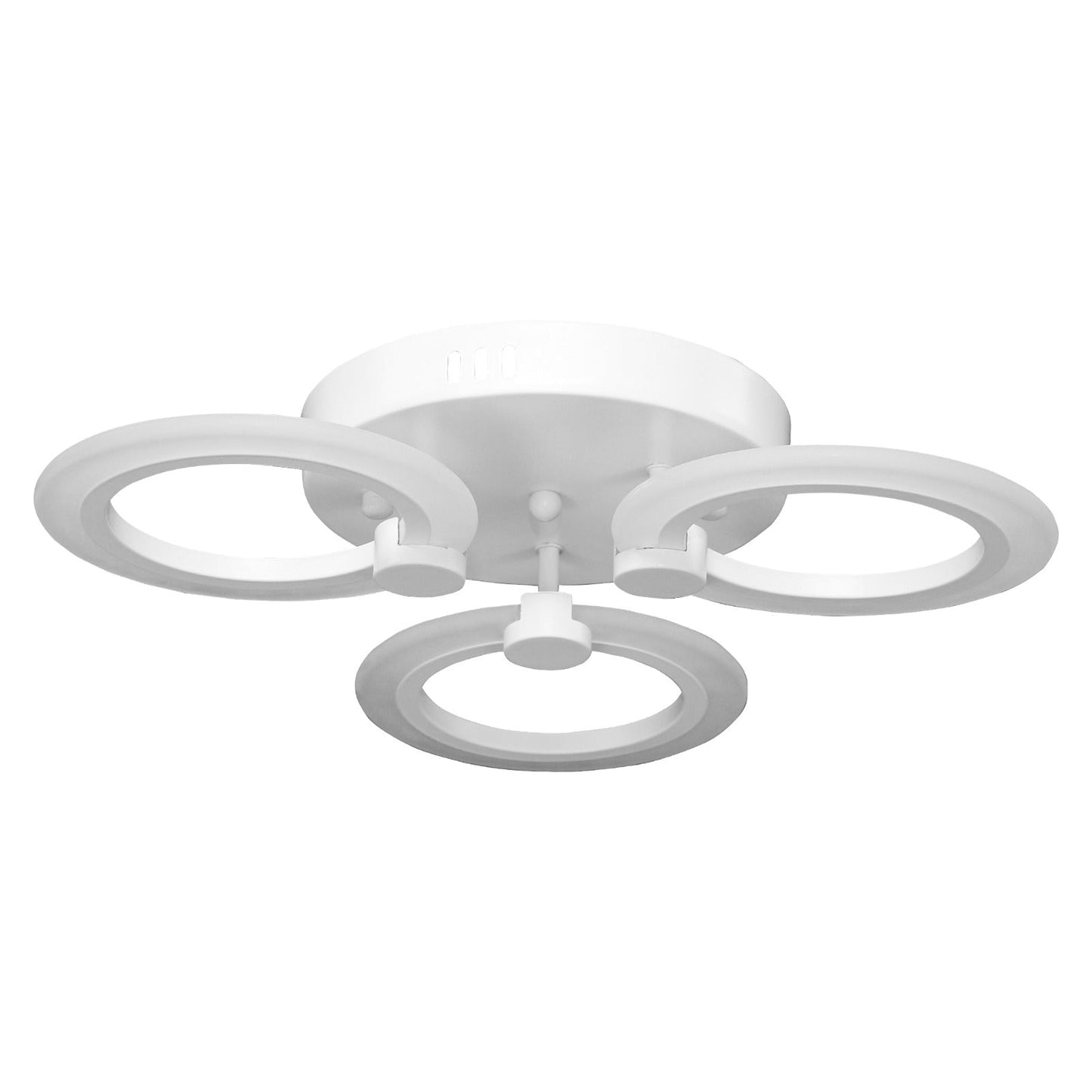 Lustra LED RFAN, Model K65-3, cu Telecomanda, 3 Tipuri de Lumina, Intensitate Reglabila, 48W, Alb