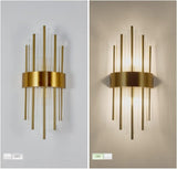 Aplica RFAN, Model 7820/2W, Textura Cristal, Metal, 2 X E14, Auriu