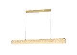 Candelabru LED RFAN, Model 5558/L800, Textura Cristal, Metal, 37W, Auriu
