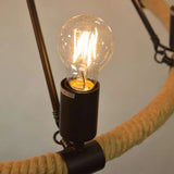 Pendul Rustic RFAN, Model 8456-8P, 8 X E27, Inaltime Reglabila