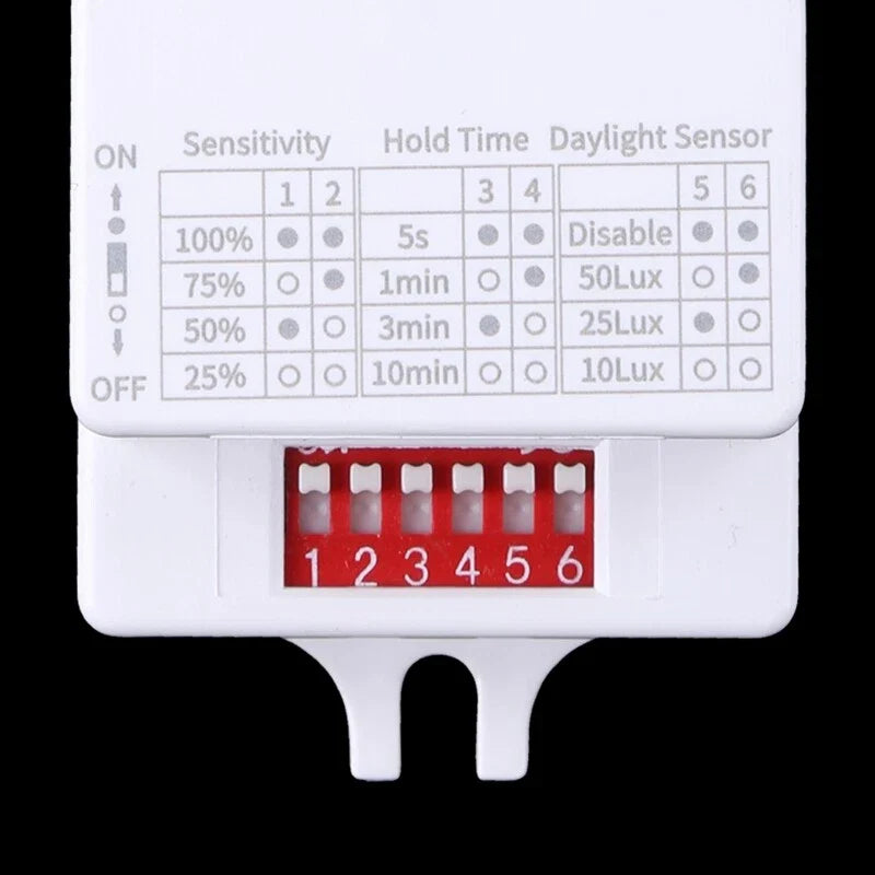 Senzor de Miscare Radar Microunde, 360 Grade, Alb