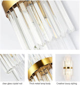 Aplica RFAN, Model 7821/2W, Textura Cristal, Metal, 2 X E14, Auriu