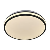 Plafoniera LED RFAN, Rotunda, CCT, 40W, 3 Tipuri De Lumina, Negru