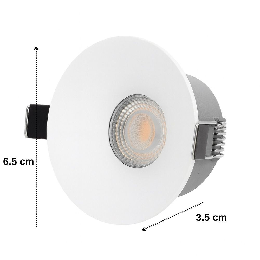 Spot COB LED RFAN, instalare ascunsa, Lumina Calda, 3000K, 7W, Alb