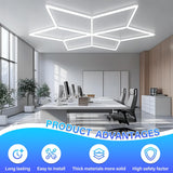 HoneyComb LED RFAN, Forma Stea, Lumina Rece, 6500K, 126W