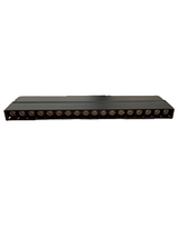 Grila LED Pliabila Sina Magnetica Incastrata, Lumina Calda, 18W, Negru