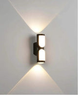 Aplica Exterior RFAN, Model K-23201, Material Aluminiu, IP65, Lumina Calda, 12W, Negru