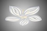 Lustra LED RFAN, Model K23/5, cu Telecomanda, 3 Tipuri de Lumina, Intensitate Reglabila, 80W, Alb