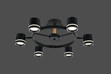 Lustra RFAN, Model R9171/6, 6 X Soclu GX53, Negru