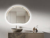Oglinda LED Baie, Hol, Dormitor Premium 80×60 cm, 3 Tipuri de Lumina – Calda, Rece, Neutra
