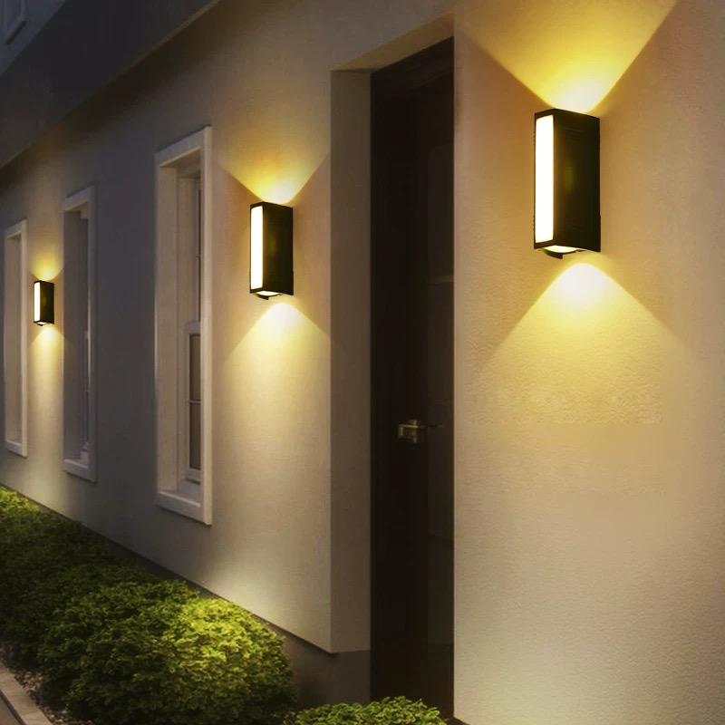 Aplica Exterior RFAN, Model K-2394, Material Aluminiu, IP65, Lumina Calda, 12W, Negru