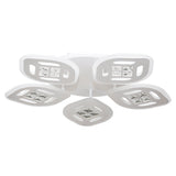 Lustra LED RFAN, Model C94/5, cu Telecomanda, 3 Tipuri de Lumina, Intensitate Reglabila, 150W, Alb