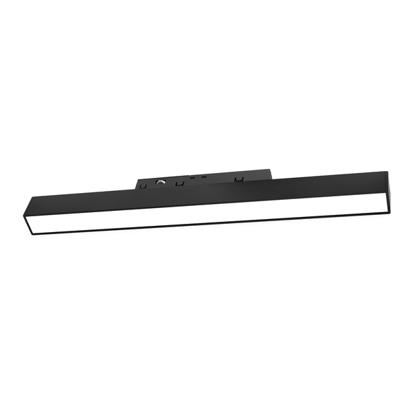 Banda LED Sina Magnetica Incastrata, Lumina Neutra, 12W, Negru