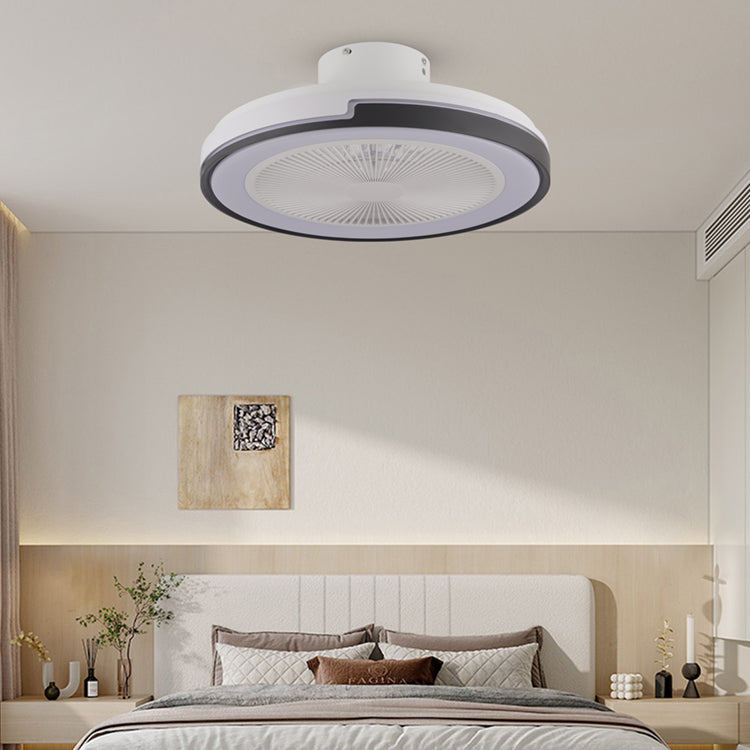 Lustra LED cu ventilator, ESC-CF01, 6 Trepte de Viteza, Telecomanda inclusa, Iluminare Reglabilă și Mod Vară/Iarna