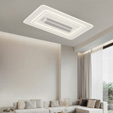 Lustra LED cu ventilator și Control Inteligent, DL2410-3, alb
