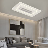 Lustra LED cu ventilator și Control Inteligent, DL2410-3, alb