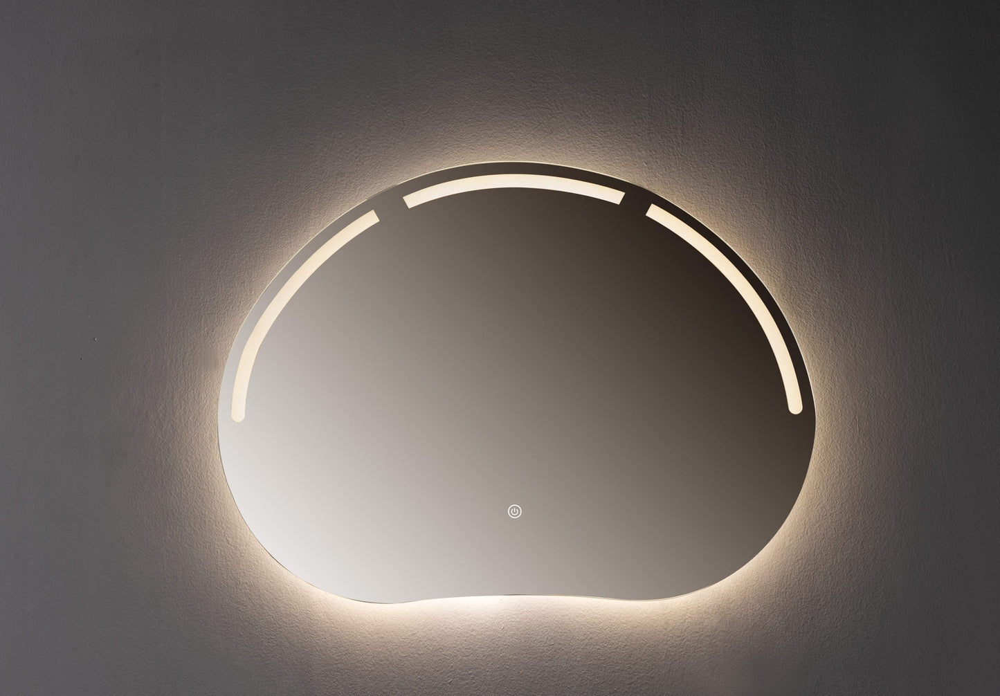 Oglinda LED Baie, Hol, Dormitor Premium 80×60 cm, 3 Tipuri de Lumina – Calda, Rece, Neutra