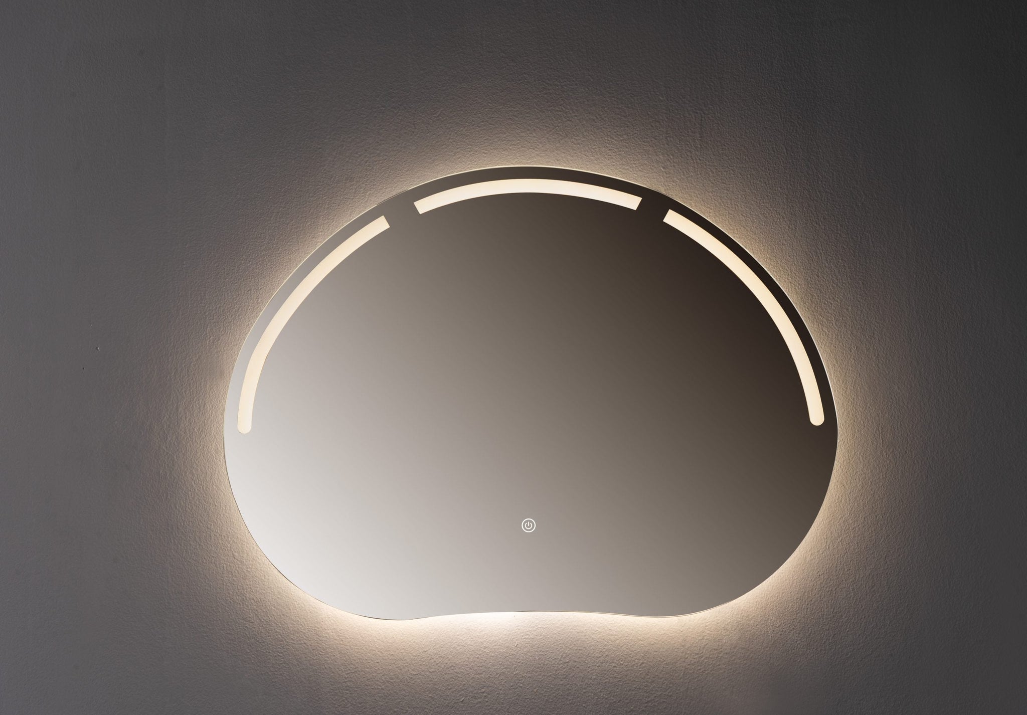 Oglinda LED Baie, Hol, Dormitor Premium 80×60 cm, 3 Tipuri de Lumina – Calda, Rece, Neutra